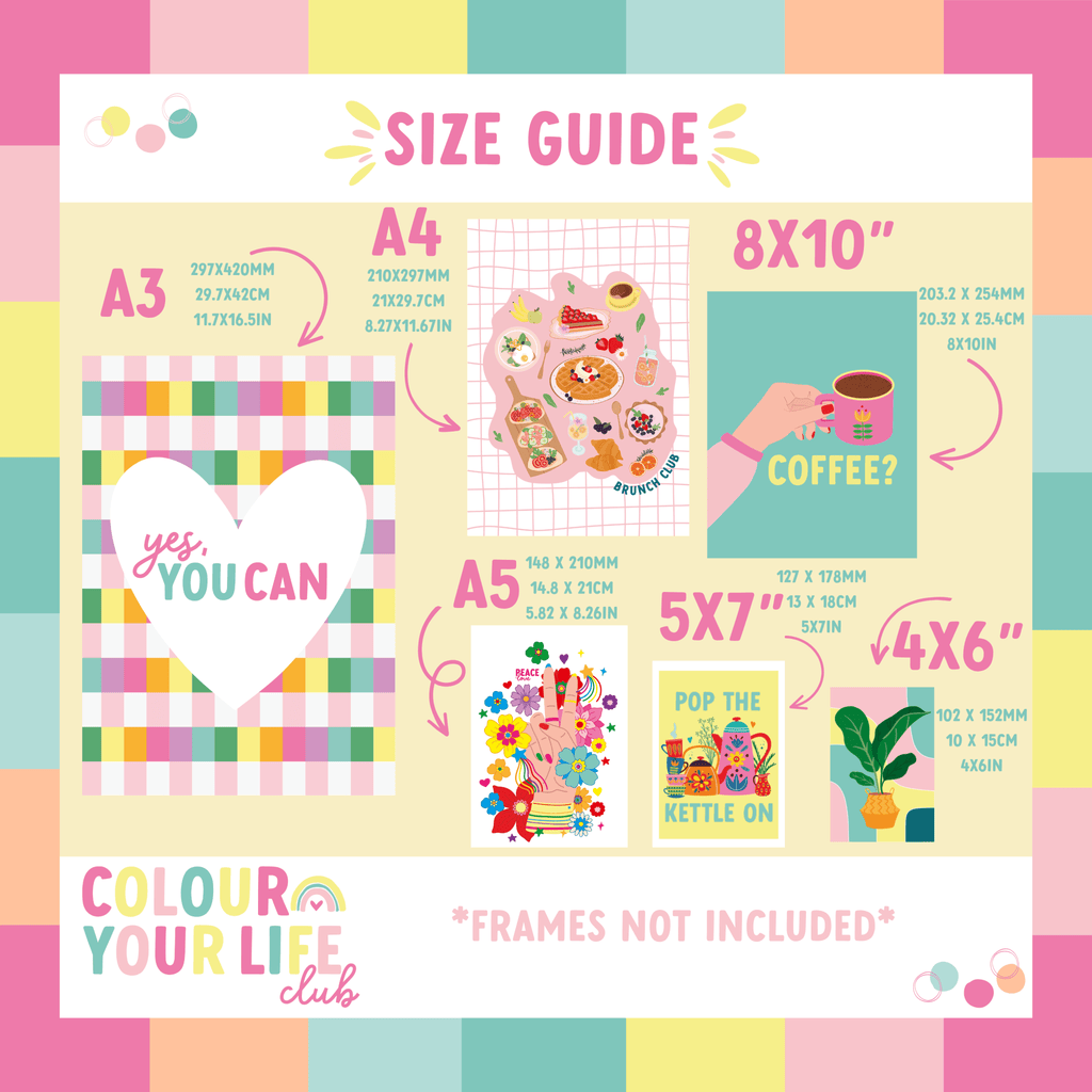 Autumn Illustrations Print - Colour Your Life Club