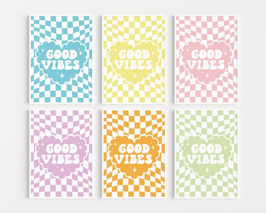 Good Vibes Y2K Print - Colour Your Life Club