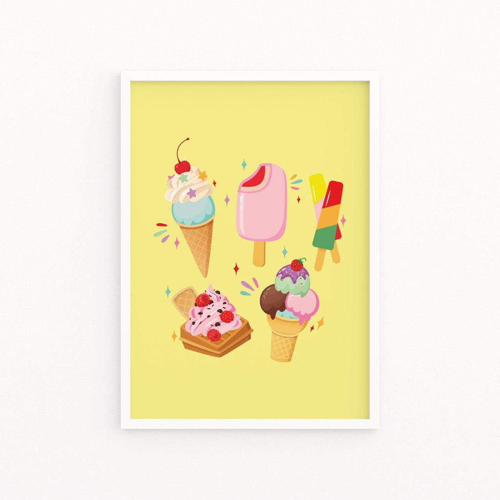 Ice Cream & Lolly Print - Colour Your Life Club