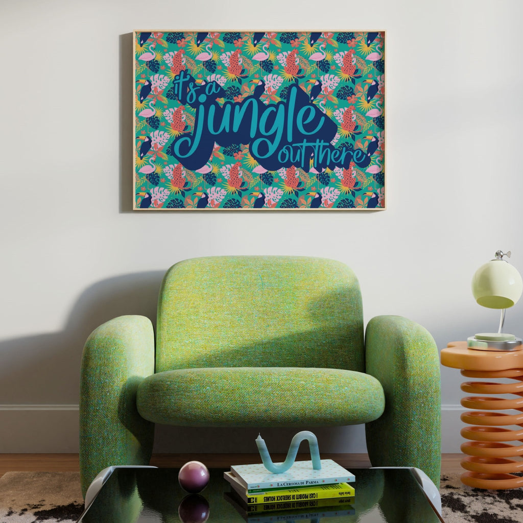 It's a Jungle Out There Tropical Print - Colour Your Life Club