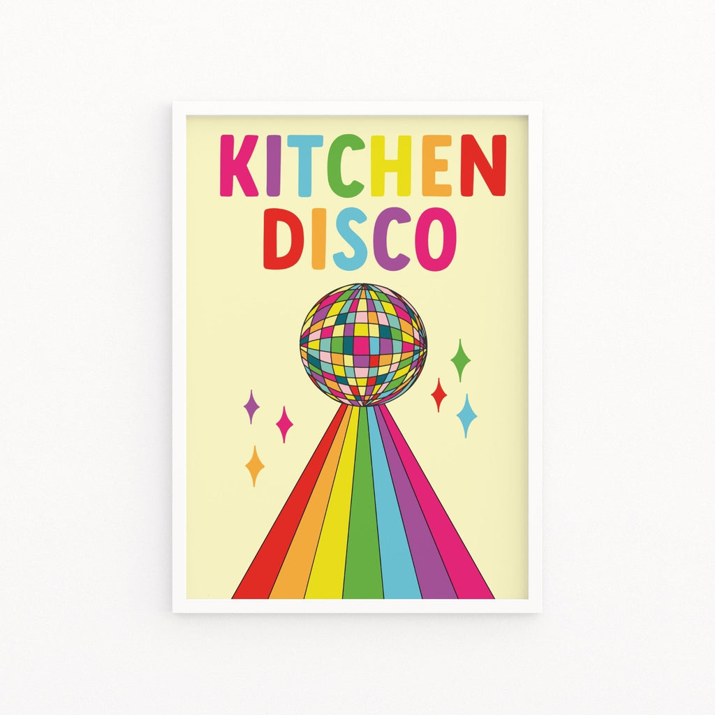 Kitchen Disco Rainbow Print - Colour Your Life Club