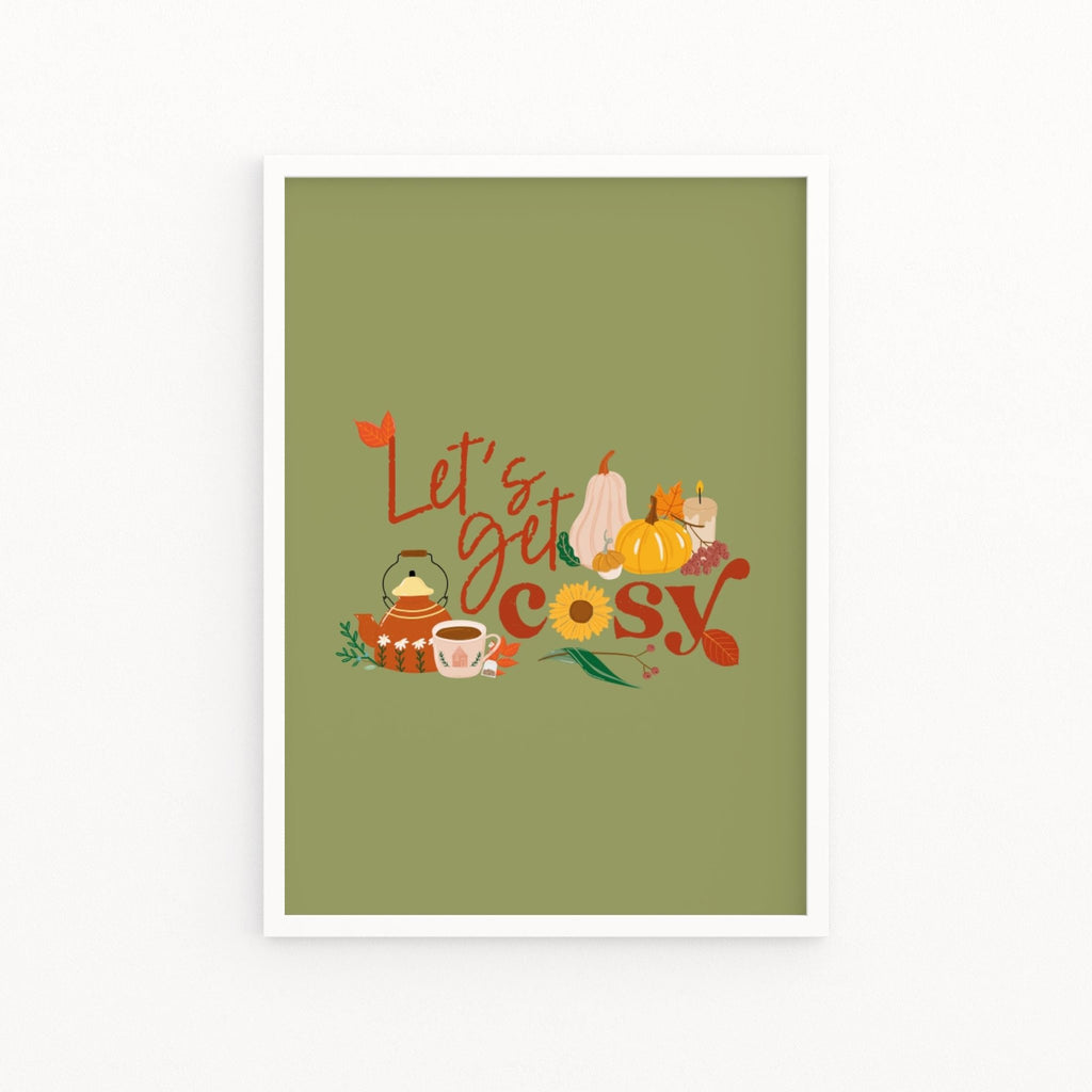 Let's Get Cosy Autumn Print - Colour Your Life Club