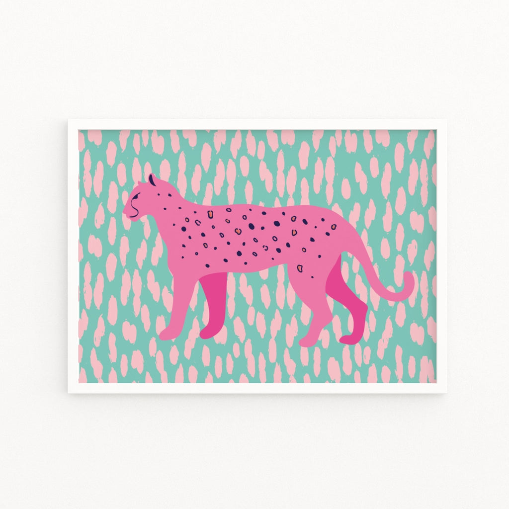 Pastel Leopard Horizontal Print - Colour Your Life Club