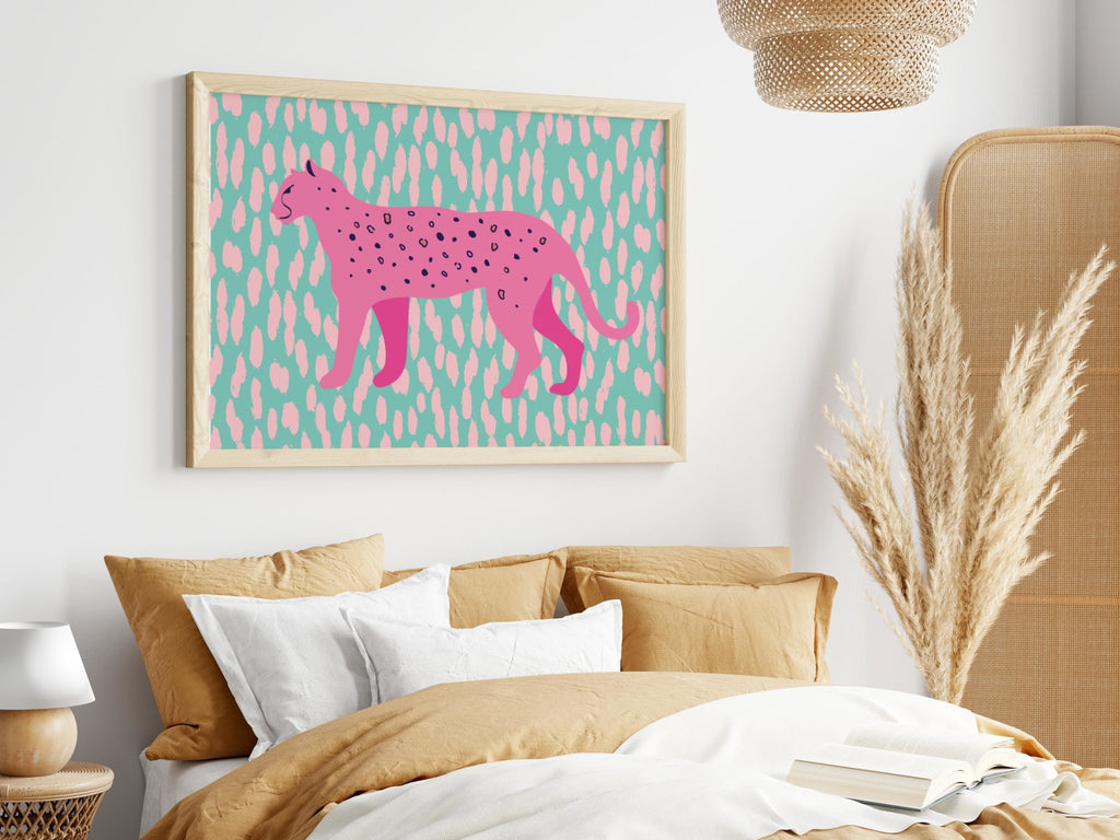 Pastel Leopard Horizontal Print - Colour Your Life Club