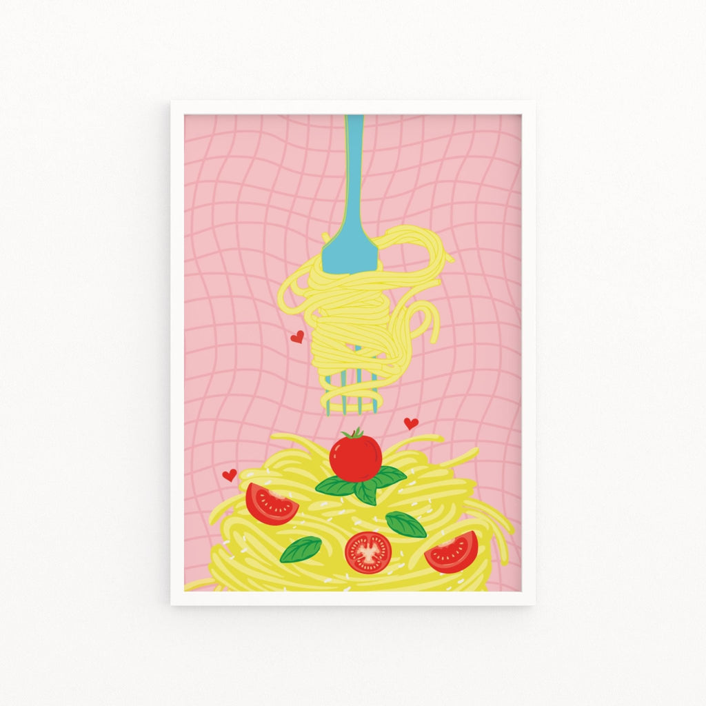 Spaghetti Pasta Print - Colour Your Life Club