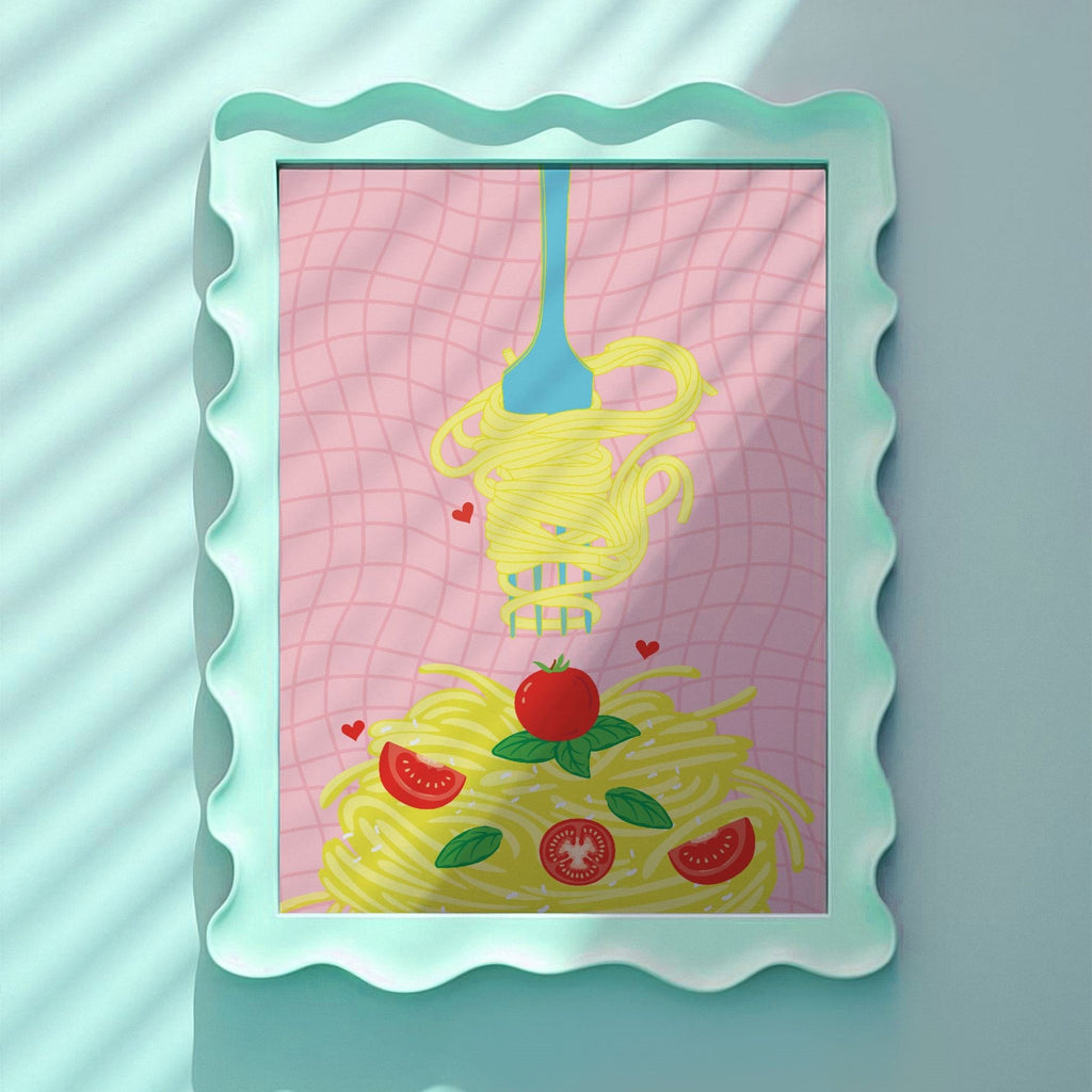 Spaghetti Pasta Print - Colour Your Life Club