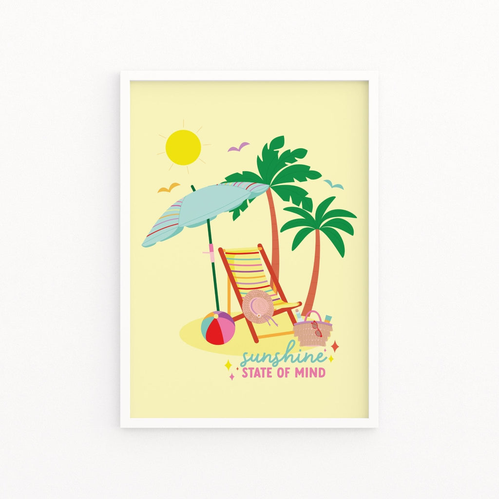 Sunshine State of Mind Summer Print - Colour Your Life Club
