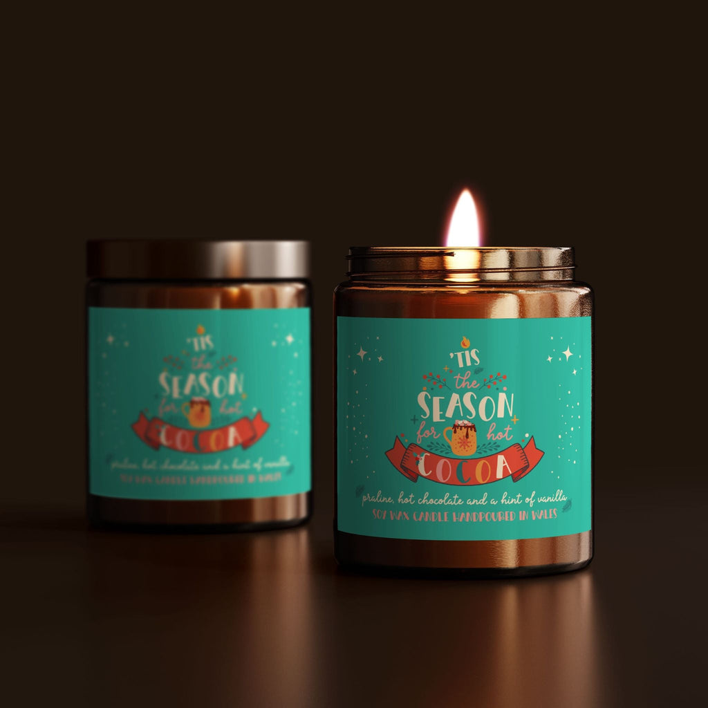 Tis The Season for Hot Cocoa Soy Wax Candle - Colour Your Life Club