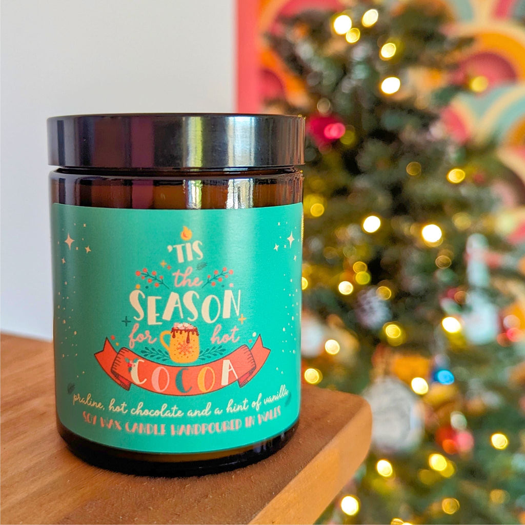 Tis The Season for Hot Cocoa Soy Wax Candle - Colour Your Life Club