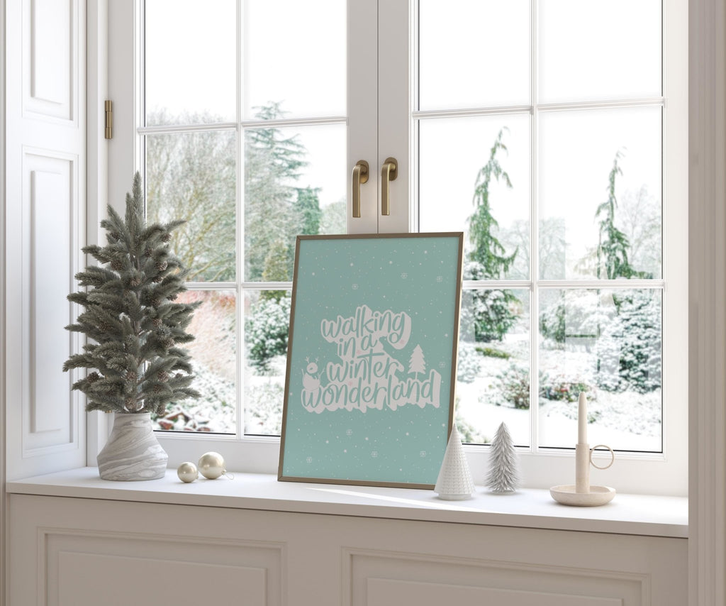 Walking in a Winter Wonderland Print - Colour Your Life Club