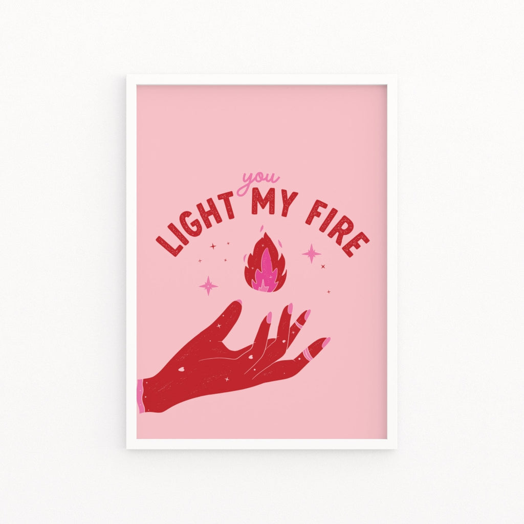 You Light my Fire Print - Colour Your Life Club